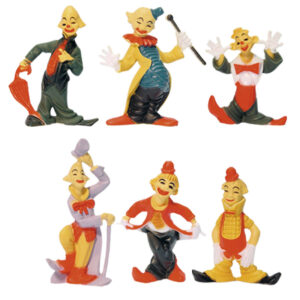 Funny Clowntjes Set - 6 Modellen per setje