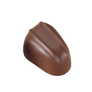 Polycarbonaat Bonbon Chocoladevorm: Ovaal met 2 Strepen