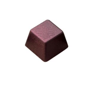 Polycarbonaat Bonbon Chocoladevorm: Vierkant met schuine streepjes
