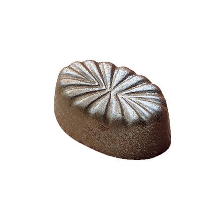 Polycarbonaat Bonbon Chocoladevorm: Ovaal met Reliëf