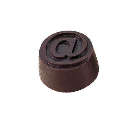 Polycarbonaat Bonbon Chocoladevorm: Rond Apenstaartje