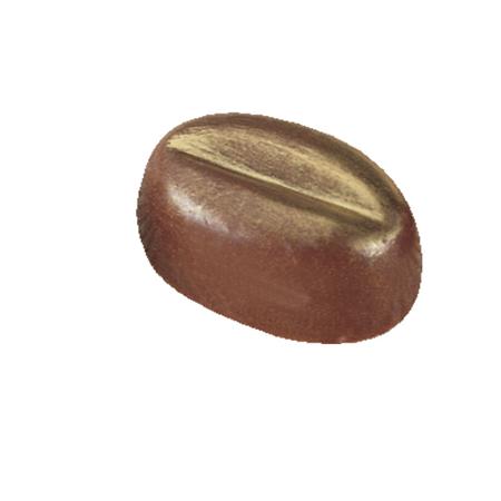 Polycarbonaat Bonbon Chocoladevorm: Mokka / Koffie boon