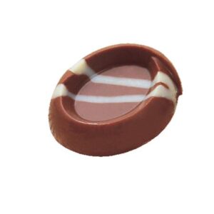 Polycarbonaat Bonbon Chocoladevorm: Ovaal met rand