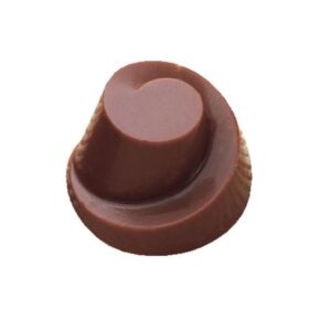Polycarbonaat Bonbon Chocoladevorm: Rond Toren met Swirl