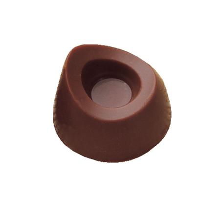 Polycarbonaat Bonbon Chocoladevorm: Rond asymmetrisch met rand