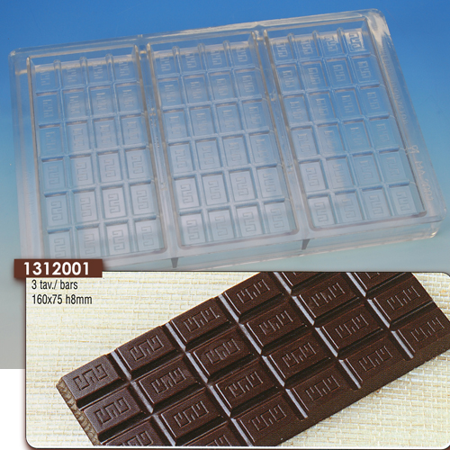 Verplaatsing Rentmeester Charmant Polycarbonaat Bonbon Chocoladevorm: Tablet - Rechthoekige Blokjes
