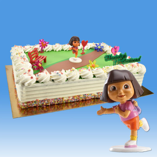 Dora - Taart Decoratie Set