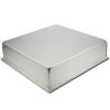 Bakvorm Vierkant - 16x16 inch x h 4 inch - Geanodiseerd Aluminium -0