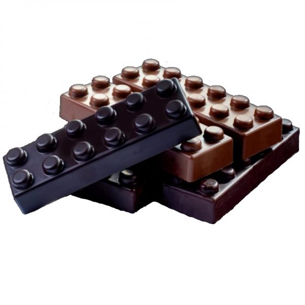 Polycarbonaat Bonbon Chocoladevorm Lego Blok Hoog
