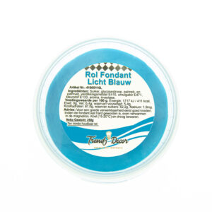 Rolfondant Lichtblauw - 250 gram