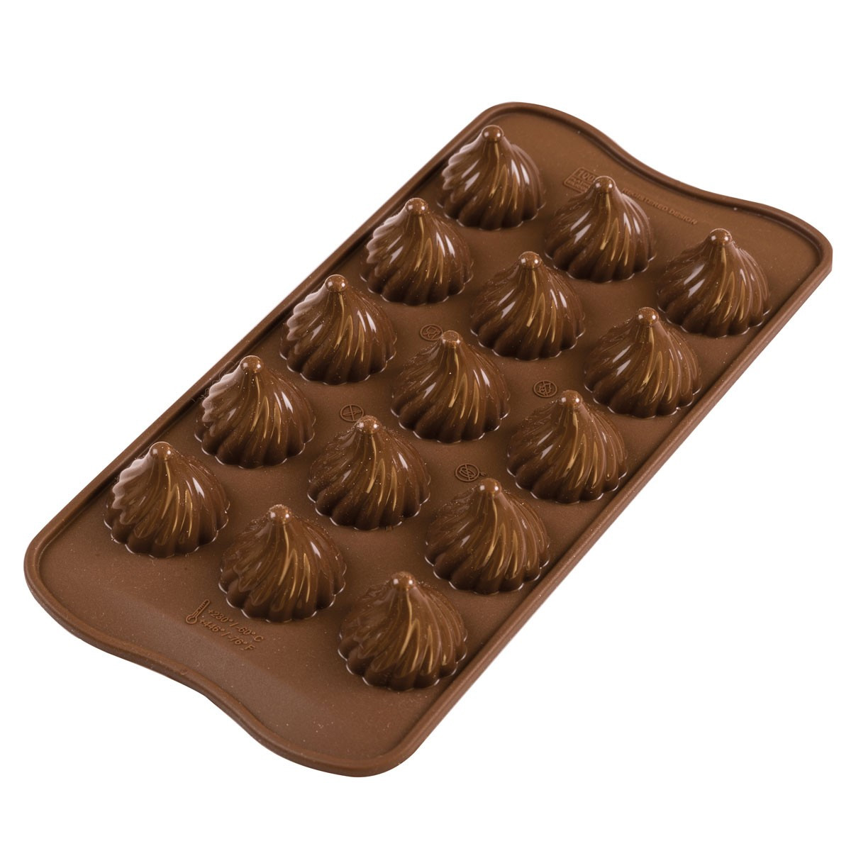 Siliconen Chocoladevorm - Choco Flame 3D