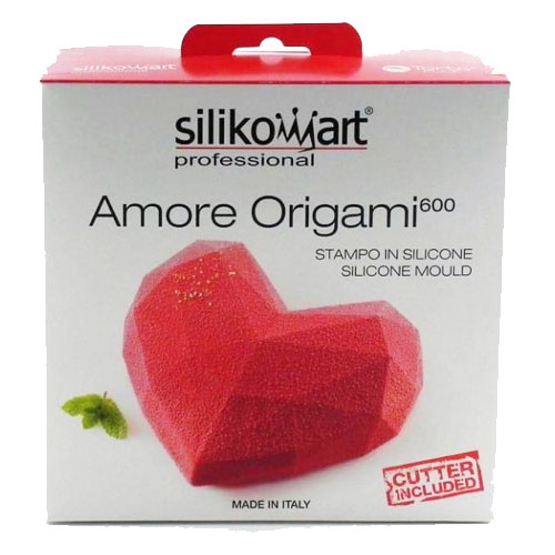 Zachte voeten surfen vasteland Siliconflex Siliconen Bakvorm Hart Amore Origami 600ml (Torta Flex)