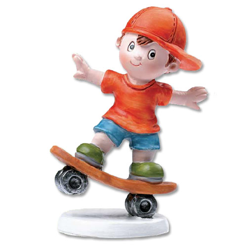 Skate Board Jongen Figuurtje - Hip