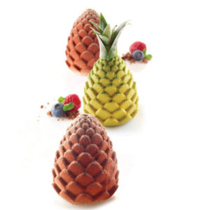 Siliconflex Siliconen Bakvorm: Dennenappel en Ananas