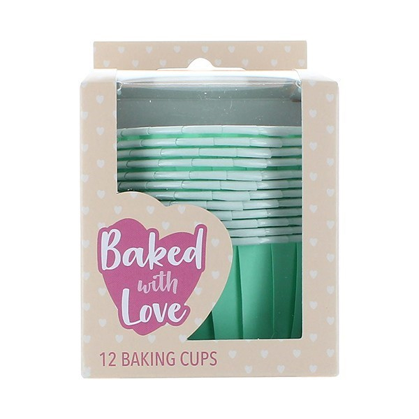 CupCake Baking Cups - Mint Groen
