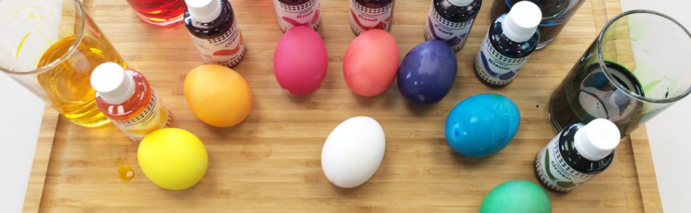 Gekleurde eieren maken