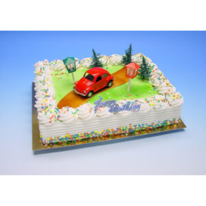 Beetle Car - VW Kever - Taart Decoratie Set